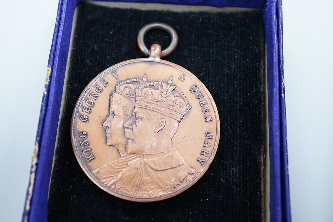 A Chinese Wu Pei Fu Sharpshooter enamelled medal, c.1915, with portrait of Wu Pei Fu to the obverse and crossed foliated rifles to the reverse, 40cm diameter